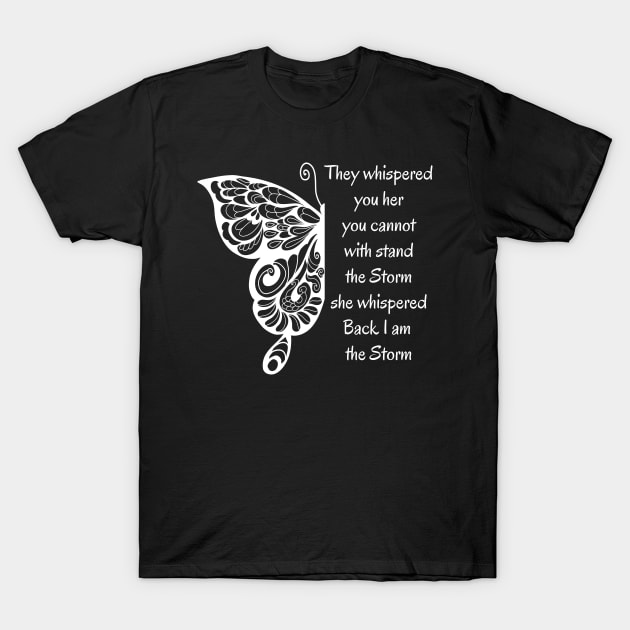 Butterfly Quotes T-Shirt by Feathery-adventure